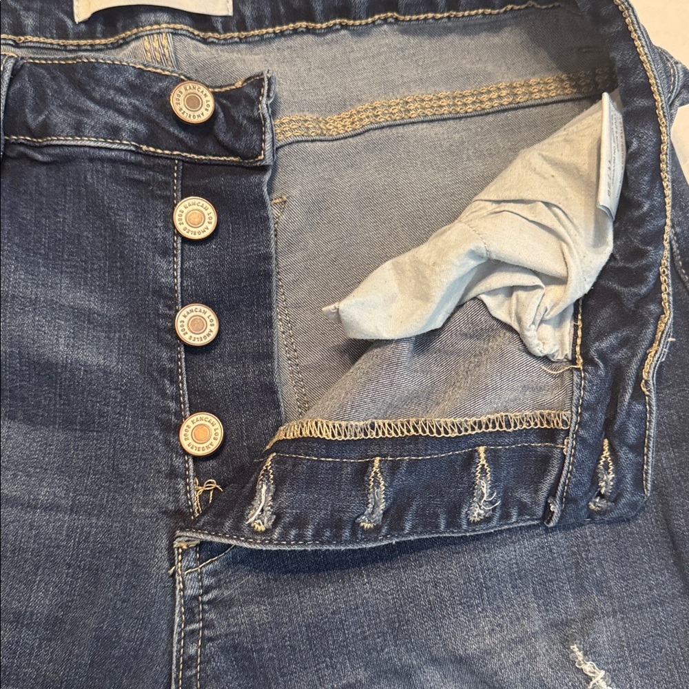 KanCan Chelsea High Rise Super Skinny Dark Wash Blue Jeans Size 11/29 - Picture 8 of 13